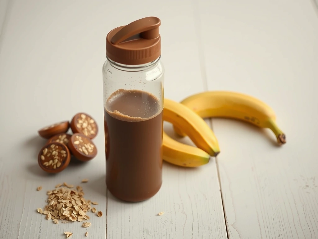 Protein and recovery shakes in a clean setting